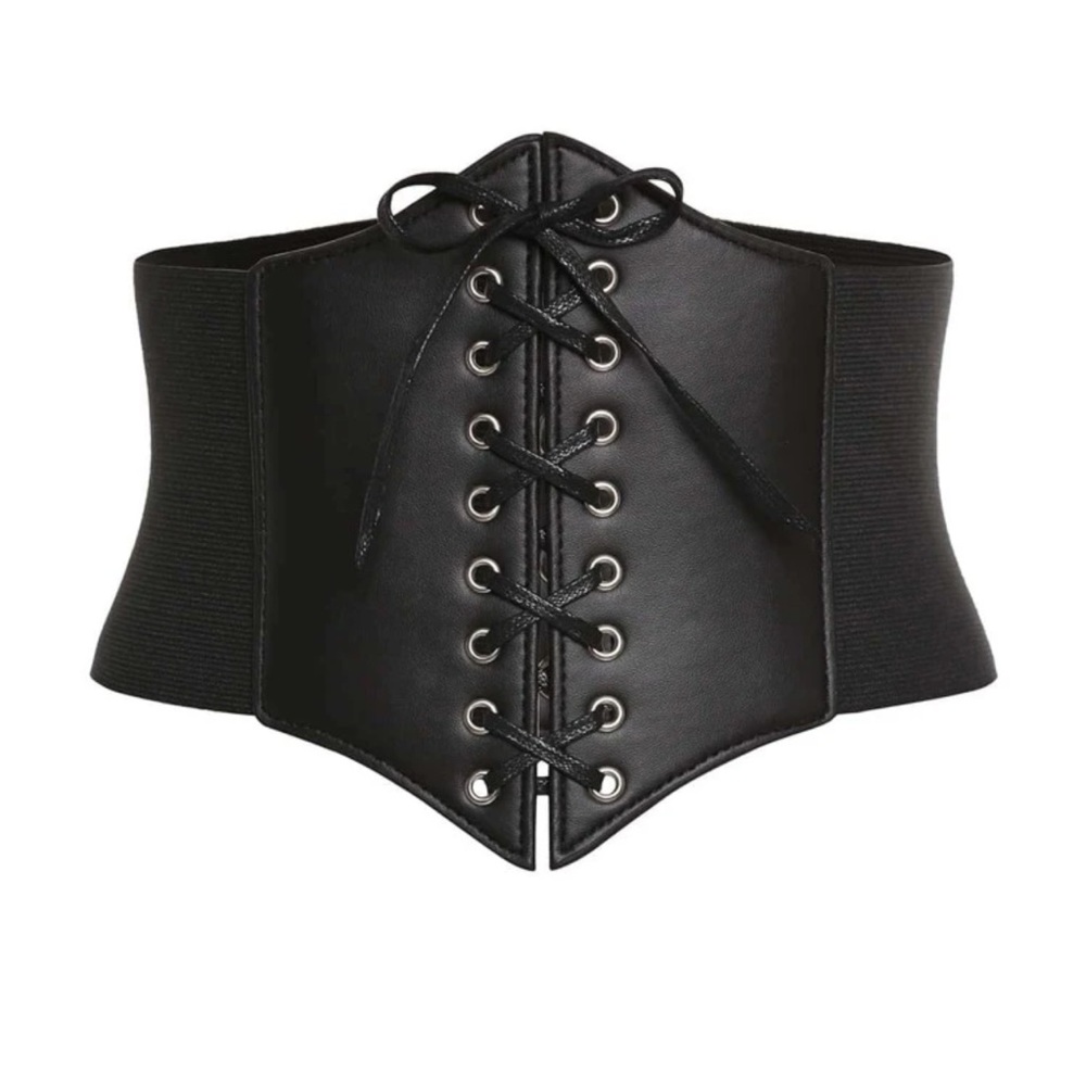 Faux Leather corset Belt